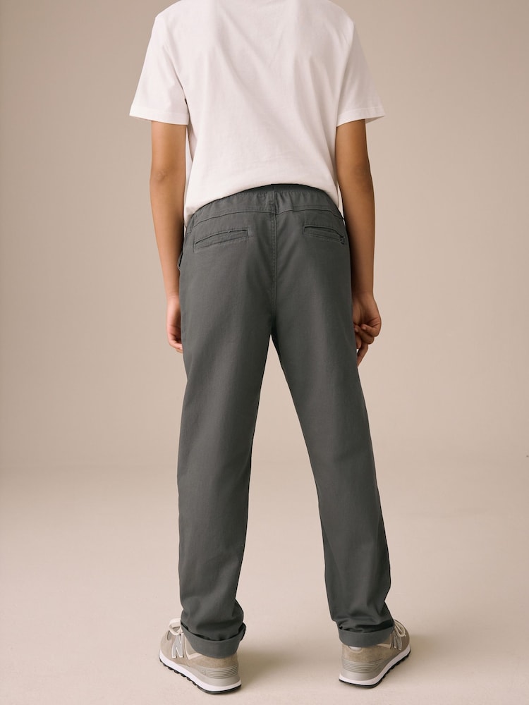 Anthrazitgrau - Schlupfhose mit geripptem Bund (3–16 Jahre) - Bild 2 von 3 Anthrazitgrau - Schlupfhose mit geripptem Bund (3–16 Jahre) - Bild 2 von 3