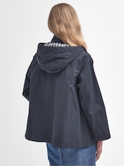 Barbour® Navy Perez Showerproof Hooded Jacket - Image 2 of 9