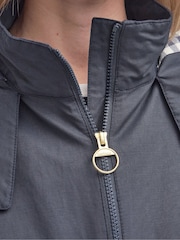 Barbour® Navy Perez Showerproof Hooded Jacket - Image 5 of 9