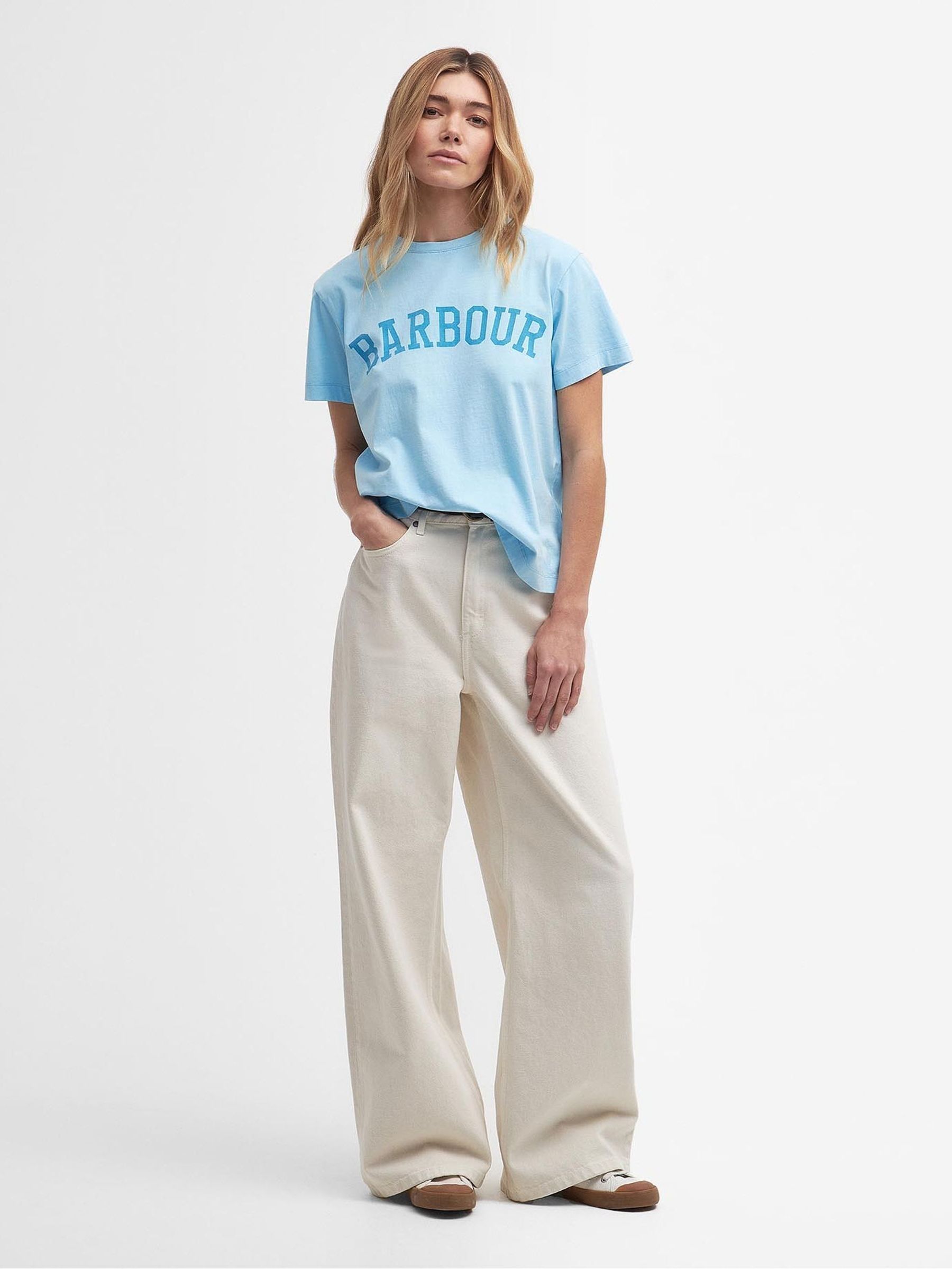 Barbour jeans white online