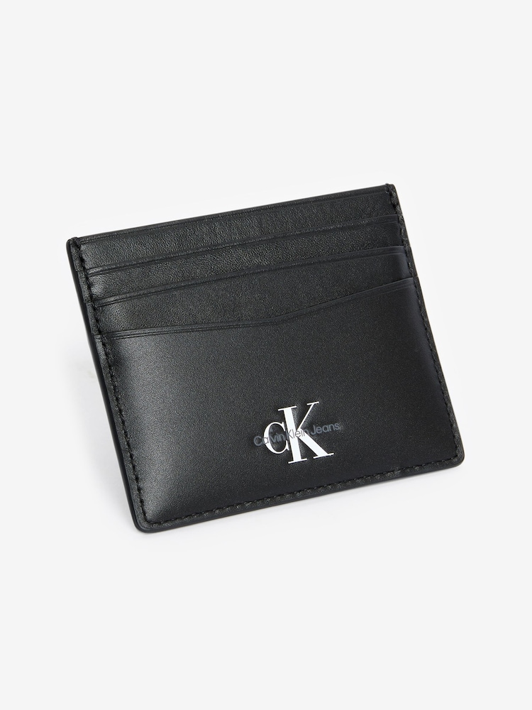 Calvin Klein Jeans Black Monogram Cardcase - Image 1 of 3 Calvin Klein Jeans Black Monogram Cardcase - Image 1 of 3