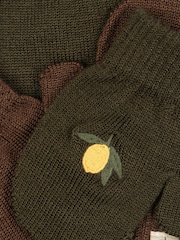Konges Sløjd Green/Grey Filla Gloves 2 Pack - Image 2 of 2