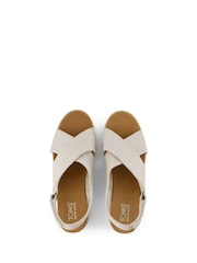 TOMS Diana Cross-Over Wedge Yarn Dye Sandals - Image 4 of 5