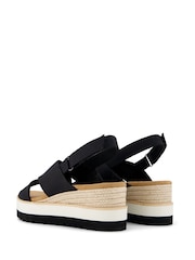TOMS Diana Cross-Over Wedge Yarn Dye Sandals - Image 2 of 5