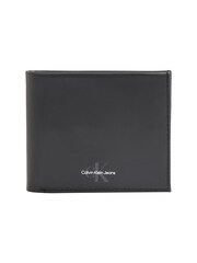 Calvin Klein Jeans Black Monogram Bifold Wallet - Image 1 of 2