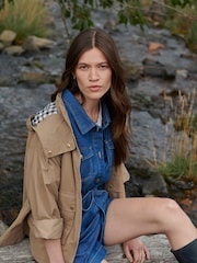 Barbour® Blue Evelyn Denim 100% Cotton Playsuit - Image 4 of 4