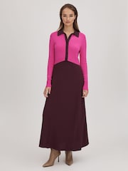 Florere Colourblock Midi Dress - Image 1 of 8