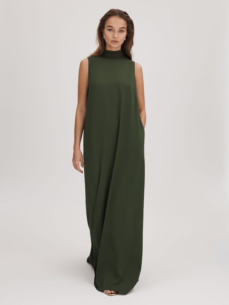 Florere High Neck Maxi Dress - Image 1 of 7