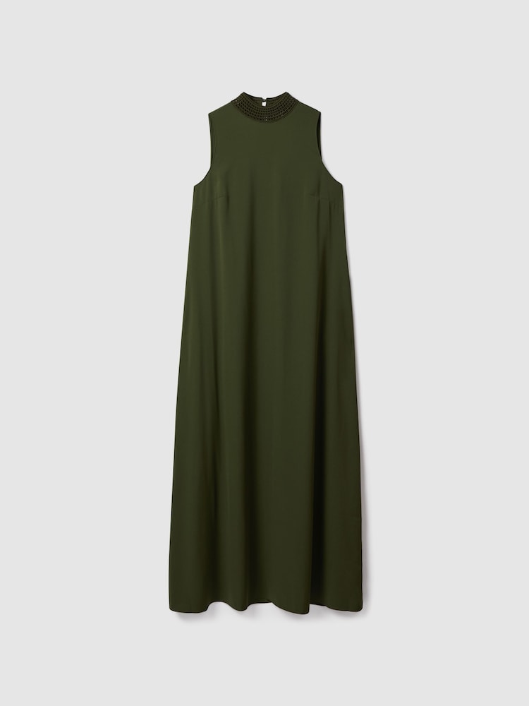 Florere High Neck Maxi Dress - Image 2 of 7