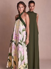 Florere High Neck Maxi Dress - Image 3 of 7