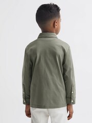 Reiss Sage Hendon 13-14 yrs Cotton Button-Through Shirt - Image 5 of 7