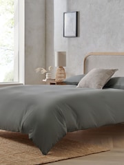 Pure 100% Cotton 144 Thread Count Duvet Cover and Pillowcase Set - Изображение 1 из 3