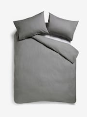 Pure 100% Cotton 144 Thread Count Duvet Cover and Pillowcase Set - Изображение 2 из 3
