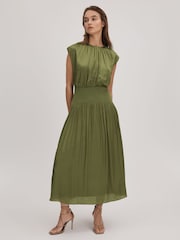 Florere Dropped Waist Midi Dress - Image 1 of 7