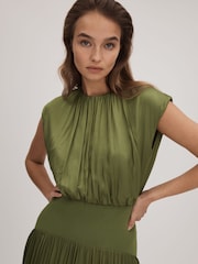 Florere Dropped Waist Midi Dress - Image 3 of 7