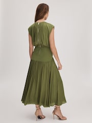 Florere Dropped Waist Midi Dress - Image 4 of 7