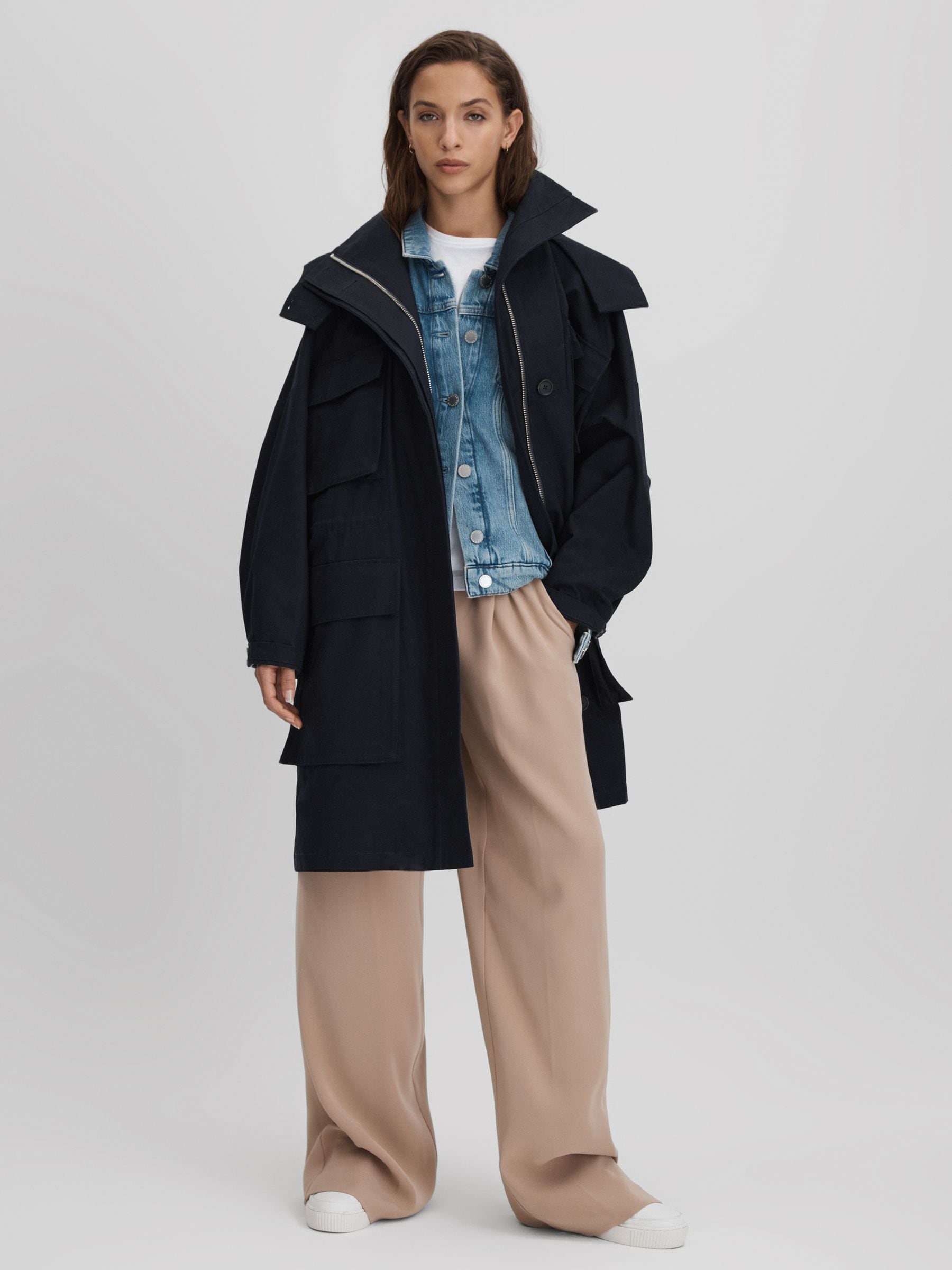 Reiss pacey hooded parka new arrivals