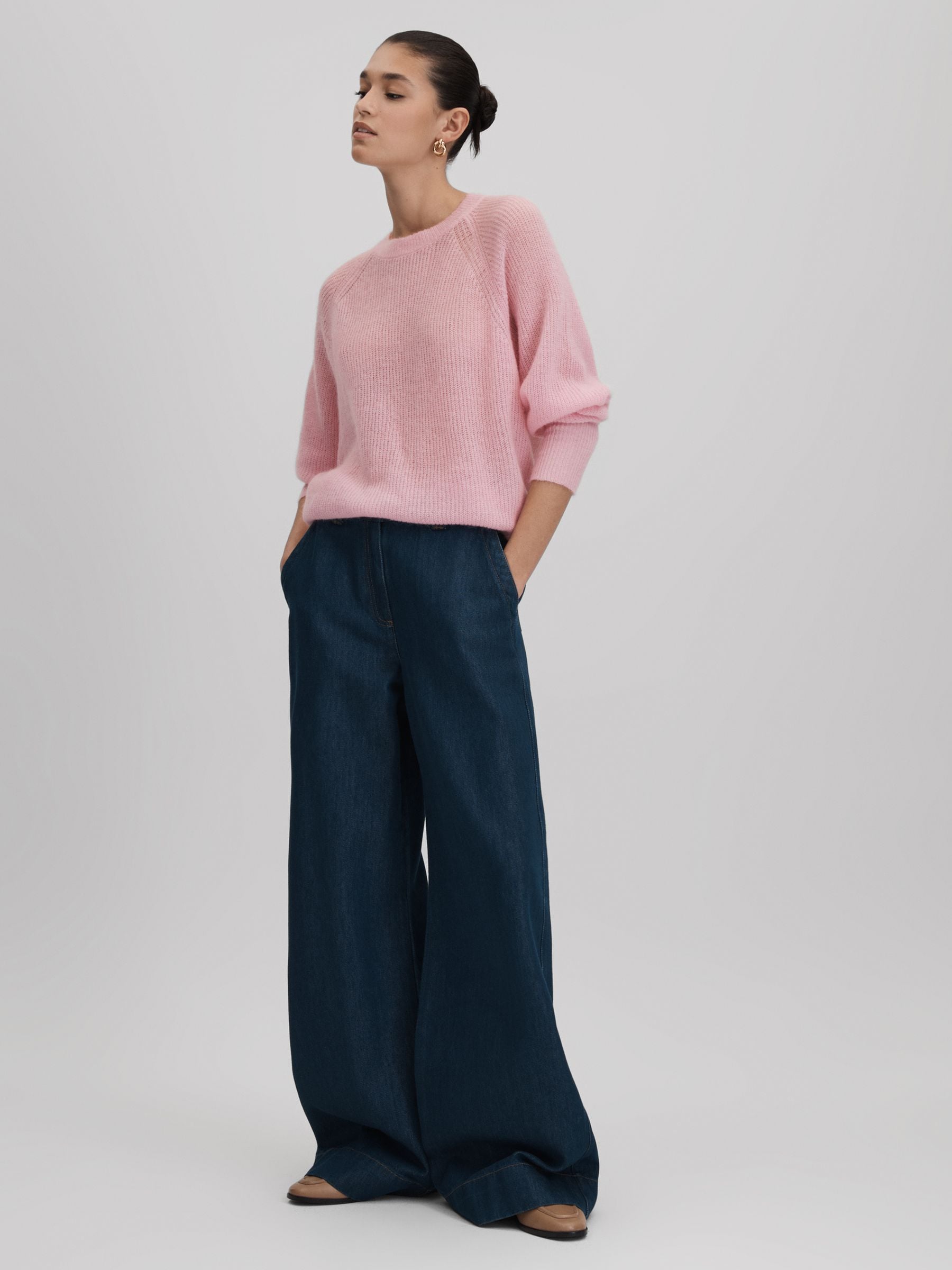 Reiss pink jumper outlet