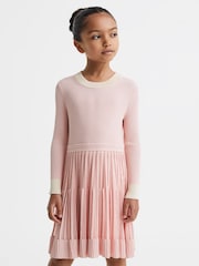 Vestido de canalé ajustado y con vuelo Teagan de Reiss - Imagen 1 de 6