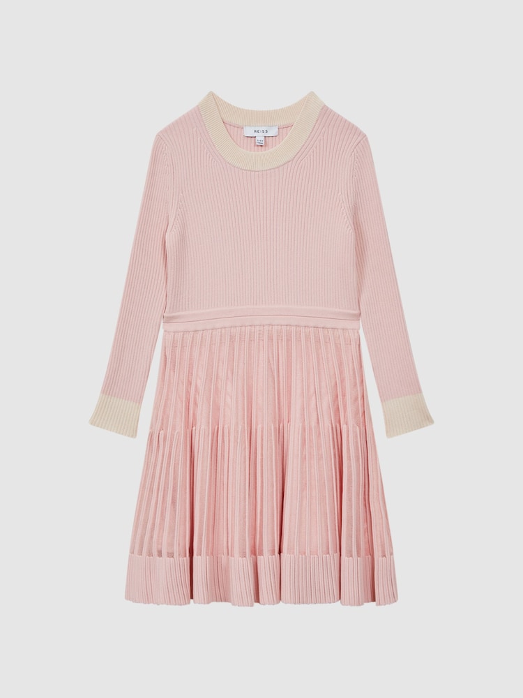 Vestido de canalé ajustado y con vuelo Teagan de Reiss - Imagen 2 de 6