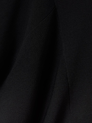 Reiss Black Julia Knitted Cape Sleeve Mini Dress - Image 6 of 6