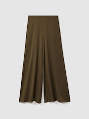 Florere Wide Leg Satin Trousers - Image 2 of 5