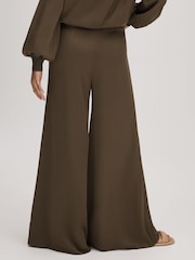 Florere Wide Leg Satin Trousers - Image 4 of 5
