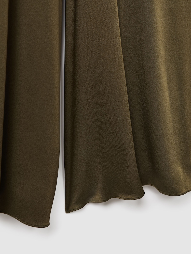 Florere Wide Leg Satin Trousers - Image 5 of 5