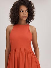 Florere Side Tie Midi Dress - Image 3 of 6