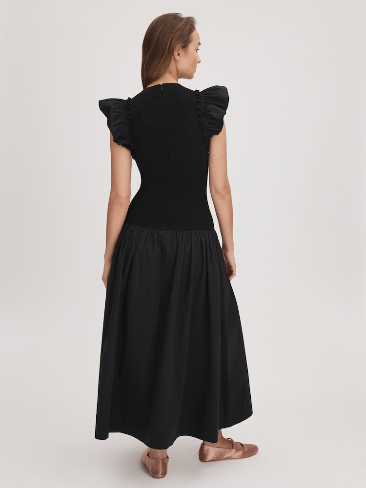 Florere Ruffle Sleeve Midi Dress - Image 5 of 5
