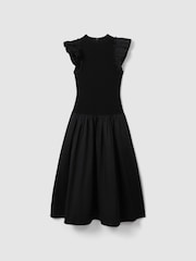Florere Ruffle Sleeve Midi Dress - Image 6 of 6