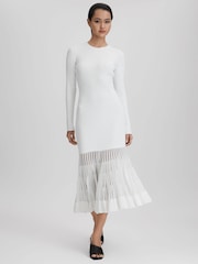 Вязаное платье миди Reiss Tasmin - Image 1 of 6