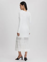 Вязаное платье миди Reiss Tasmin - Image 4 of 6