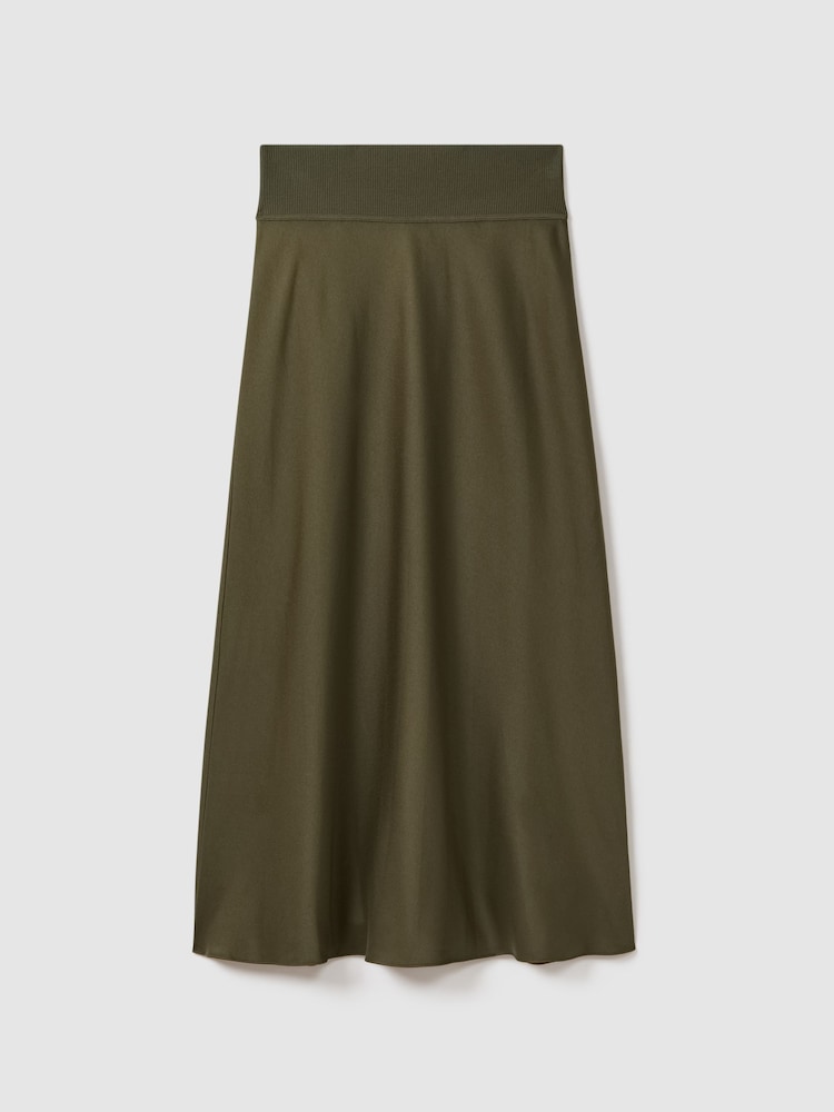 Florere Satin Midi Skirt - Image 2 of 6