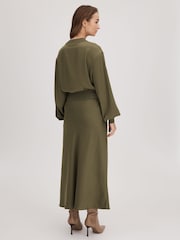 Florere Satin Midi Skirt - Image 5 of 6