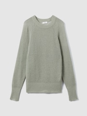 Reiss Sage Mae Oversized Crew Neck Jumper - Image 2 of 7