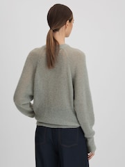 Reiss Sage Mae Oversized Crew Neck Jumper - Image 5 of 7