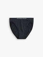 Victoria's Secret Black Brief Logo 4 Pack Knickers - Image 2 of 4