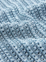 Blue Metallic Sleeveless Vest - Image 6 of 6