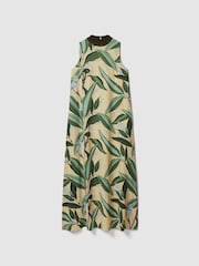 Florere Printed High Neck Maxi Dress - Image 2 of 8