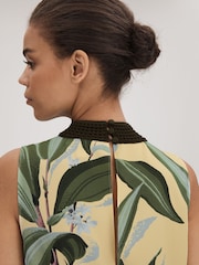 Florere Printed High Neck Maxi Dress - Image 5 of 8