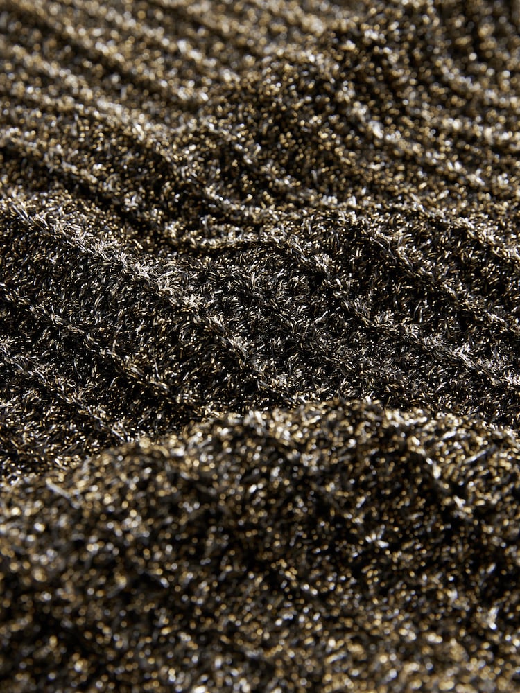 Gold Metallic Sleeveless Vest - Image 6 of 6