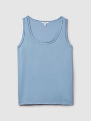 Reiss Blue Riley Silk Front Vest - Image 2 of 5