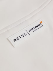Reiss x McLaren F1 Team White McLaren F1 Hybrid Quilt and Jersey Jacket - Image 8 of 10