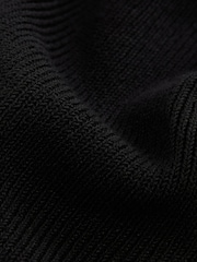 Black Linen Square Neck Vest - Image 7 of 7