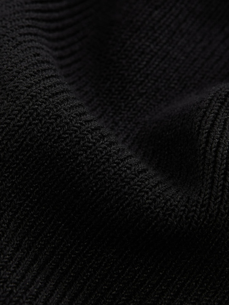 Black Linen Square Neck Vest - Image 7 of 7