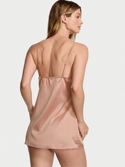 Victoria's Secret Macaron Nude Lace Slip Dress - Image 1 of 1