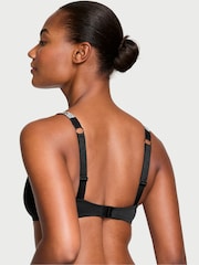 Victoria's Secret Black Monogram Shine Strap Bralette - Image 2 of 3