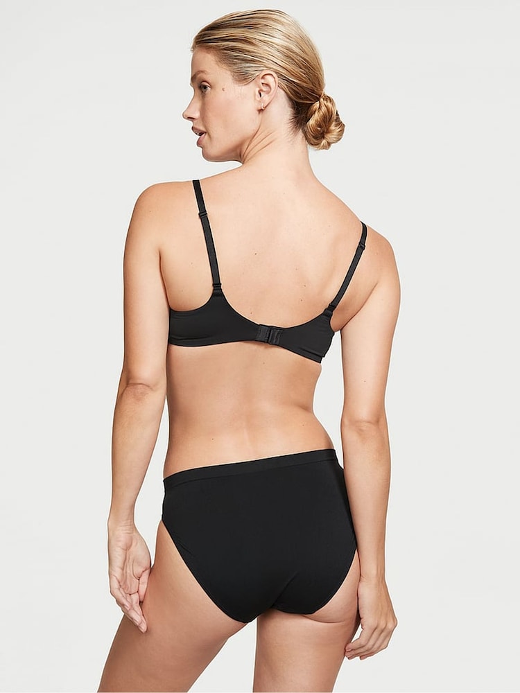 Victoria's Secret Black/Nude Brief Logo 4 Pack Knickers - Image 7 of 7