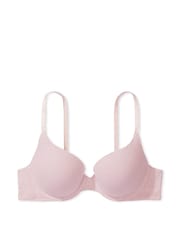Victoria's Secret Pale Plum Purple Ribbed Full Cup Push Up Bra - Image 3 of 3